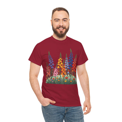 Wildflowers, Graphic T-Shirts for Women, Floral Shirt, Womens Short Sleeve, Ladies Graphic Tees #5120TTS