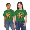 Wildflowers and Pink & Yellow Roses, Graphic T-Shirts for Women, Floral Shirt, Womens Short Sleeve, Ladies Graphic Tees #5137TTS