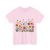 Wildflowers, Graphic T-Shirts for Women, Floral Shirt, Womens Short Sleeve, Ladies Graphic Tees #5114TTS