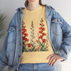 Wildflowers, Graphic T-Shirts for Women, Floral Shirt, Womens Short Sleeve, Ladies Graphic Tees #5123TTS