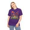 Wildflowers and Orange Roses, Graphic T-Shirts for Women, Floral Shirt, Womens Short Sleeve, Ladies Graphic Tees #5045TTS