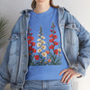 Wildflowers, Graphic T-Shirts for Women, Floral Shirt, Womens Short Sleeve, Ladies Graphic Tees #5123TTS