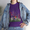 Wildflowers, Graphic T-Shirts for Women, Floral Shirt, Womens Short Sleeve, Ladies Graphic Tees #5125TTS