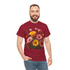 Wildflowers and Pink & Yellow Roses, Graphic T-Shirts for Women, Floral Shirt, Womens Short Sleeve, Ladies Graphic Tees #5147TTS