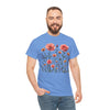 Wildflowers and Pink Roses, Graphic T-Shirts for Women, Floral Shirt, Womens Short Sleeve, Ladies Graphic Tees #5015TTS