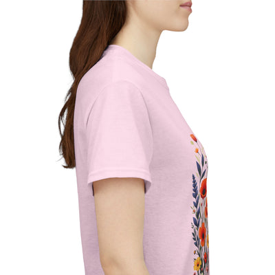 Wildflowers, Graphic T-Shirts for Women, Floral Shirt, Womens Short Sleeve, Ladies Graphic Tees #5105TTS