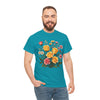 Wildflowers and Pink & Yellow Roses, Graphic T-Shirts for Women, Floral Shirt, Womens Short Sleeve, Ladies Graphic Tees #5137TTS