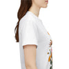 Wildflowers and Pink & Yellow Roses, Graphic T-Shirts for Women, Floral Shirt, Womens Short Sleeve, Ladies Graphic Tees #5148TTS