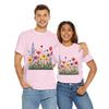 Wildflowers, Graphic T-Shirts for Women, Floral Shirt, Womens Short Sleeve, Ladies Graphic Tees #5117TTS