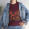 Wildflowers, Graphic T-Shirts for Women, Floral Shirt, Womens Short Sleeve, Ladies Graphic Tees #5102TTS