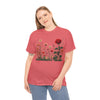 Wildflowers and a Red Rose, Graphic T-Shirts for Women, Floral Shirt, Womens Short Sleeve, Ladies Graphic Tees #5008TTS