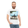 Have You Forgiven Your Ex?  Man on Bench Looking at Waves, Forgiving T-Shirt, Forgiveness, Relationship Healing Top #5005STS
