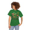 Wildflowers and Pink Roses, Graphic T-Shirts for Women, Floral Shirt, Womens Short Sleeve, Ladies Graphic Tees #5023TTS