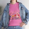 Wildflowers, Graphic T-Shirts for Women, Floral Shirt, Womens Short Sleeve, Ladies Graphic Tees #5113TTS