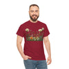 Wildflowers and White Roses, Graphic T-Shirts for Women, Floral Shirt, Womens Short Sleeve, Ladies Graphic Tees #5039TTS