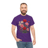 Wildflowers and Pink & Red Roses, Graphic T-Shirts for Women, Floral Shirt, Womens Short Sleeve, Ladies Graphic Tees #5134TTS
