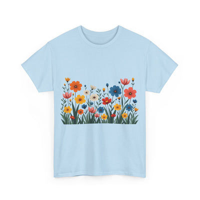 Wildflowers, Graphic T-Shirts for Women, Floral Shirt, Womens Short Sleeve, Ladies Graphic Tees #5112TTS