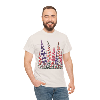 Wildflowers, Graphic T-Shirts for Women, Floral Shirt, Womens Short Sleeve, Ladies Graphic Tees #5118TTS