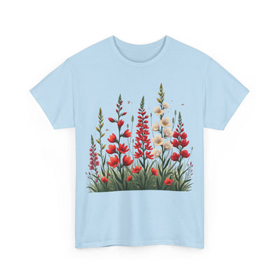 Wildflowers, Graphic T-Shirts for Women, Floral Shirt, Womens Short Sleeve, Ladies Graphic Tees #5122TTS