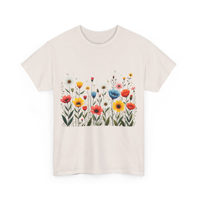 Wildflowers, Graphic T-Shirts for Women, Floral Shirt, Womens Short Sleeve, Ladies Graphic Tees #5114TTS