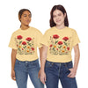 Wildflowers and Red Roses, Graphic T-Shirts for Women, Floral Shirt, Womens Short Sleeve, Ladies Graphic Tees #5034TTS
