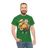 Wildflowers and Pink & Yellow Roses, Graphic T-Shirts for Women, Floral Shirt, Womens Short Sleeve, Ladies Graphic Tees #5136TTS