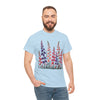 Wildflowers, Graphic T-Shirts for Women, Floral Shirt, Womens Short Sleeve, Ladies Graphic Tees #5118TTS