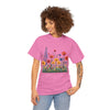 Wildflowers, Graphic T-Shirts for Women, Floral Shirt, Womens Short Sleeve, Ladies Graphic Tees #5117TTS