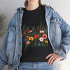 Wildflowers, Graphic T-Shirts for Women, Floral Shirt, Womens Short Sleeve, Ladies Graphic Tees #5113TTS