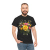 Wildflowers and Pink & Yellow Roses, Graphic T-Shirts for Women, Floral Shirt, Womens Short Sleeve, Ladies Graphic Tees #5143TTS