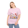 Wildflowers, Graphic T-Shirts for Women, Floral Shirt, Womens Short Sleeve, Ladies Graphic Tees #5109TTS