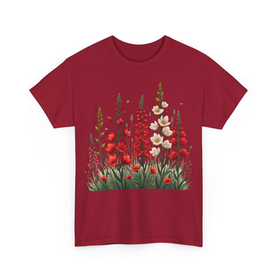 Wildflowers, Graphic T-Shirts for Women, Floral Shirt, Womens Short Sleeve, Ladies Graphic Tees #5122TTS