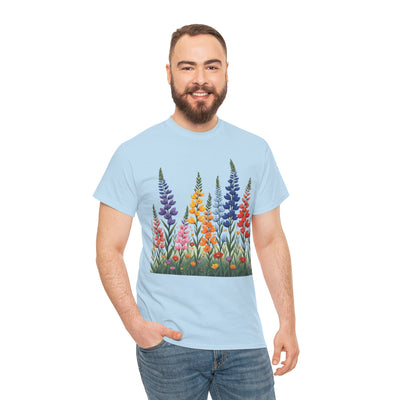 Wildflowers, Graphic T-Shirts for Women, Floral Shirt, Womens Short Sleeve, Ladies Graphic Tees #5120TTS