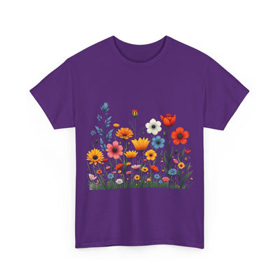 Wildflowers, Graphic T-Shirts for Women, Floral Shirt, Womens Short Sleeve, Ladies Graphic Tees #5115TTS