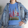Wildflowers, Graphic T-Shirts for Women, Floral Shirt, Womens Short Sleeve, Ladies Graphic Tees #5122TTS