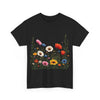 Wildflowers, Graphic T-Shirts for Women, Floral Shirt, Womens Short Sleeve, Ladies Graphic Tees #5109TTS