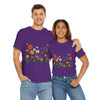 Wildflowers, Graphic T-Shirts for Women, Floral Shirt, Womens Short Sleeve, Ladies Graphic Tees #5112TTS