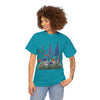 Wildflowers, Graphic T-Shirts for Women, Floral Shirt, Womens Short Sleeve, Ladies Graphic Tees #5125TTS