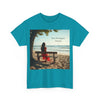 Have You Forgiven Your Ex?  Woman on Bench Looking at Waves, Forgiving T-Shirt, Forgiveness, Relationship Healing Top #5002STS