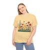 Wildflowers, Graphic T-Shirts for Women, Floral Shirt, Womens Short Sleeve, Ladies Graphic Tees #5117TTS