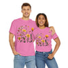 Wildflowers and a Yellow Rose, Graphic T-Shirts for Women, Floral Shirt, Womens Short Sleeve, Ladies Graphic Tees #5009TTS