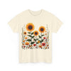 Sunflowers & Wildflowers, Graphic T-Shirts for Women, Floral Shirt, Womens Short Sleeve, Ladies Graphic Tees #5154TTS