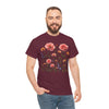 Wildflowers and Pink Roses, Graphic T-Shirts for Women, Floral Shirt, Womens Short Sleeve, Ladies Graphic Tees #5015TTS