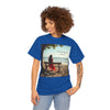 Have You Forgiven Your Ex?  Woman on Bench Looking at Waves, Forgiving T-Shirt, Forgiveness, Relationship Healing Top #5002STS