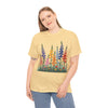 Wildflowers, Graphic T-Shirts for Women, Floral Shirt, Womens Short Sleeve, Ladies Graphic Tees #5120TTS