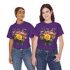 Wildflowers and Pink & Yellow Roses, Graphic T-Shirts for Women, Floral Shirt, Womens Short Sleeve, Ladies Graphic Tees #5143TTS