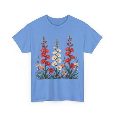 Wildflowers, Graphic T-Shirts for Women, Floral Shirt, Womens Short Sleeve, Ladies Graphic Tees #5123TTS