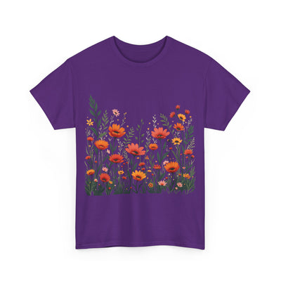 Wildflowers, Graphic T-Shirts for Women, Floral Shirt, Womens Short Sleeve, Ladies Graphic Tees #5102TTS
