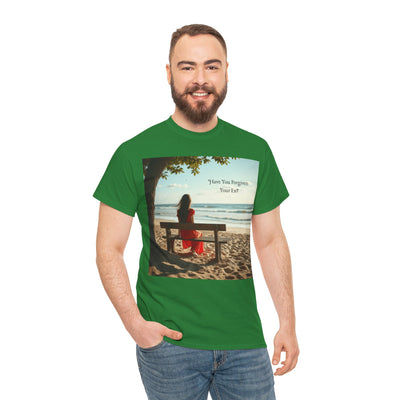 Have You Forgiven Your Ex?Woman on Bench Looking at Waves, Forgiving T-Shirt, Forgiveness, Relationship Healing Top #5002STS