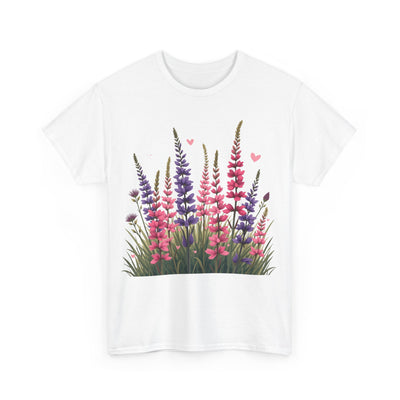 Wildflowers, Graphic T-Shirts for Women, Floral Shirt, Womens Short Sleeve, Ladies Graphic Tees #5119TTS
